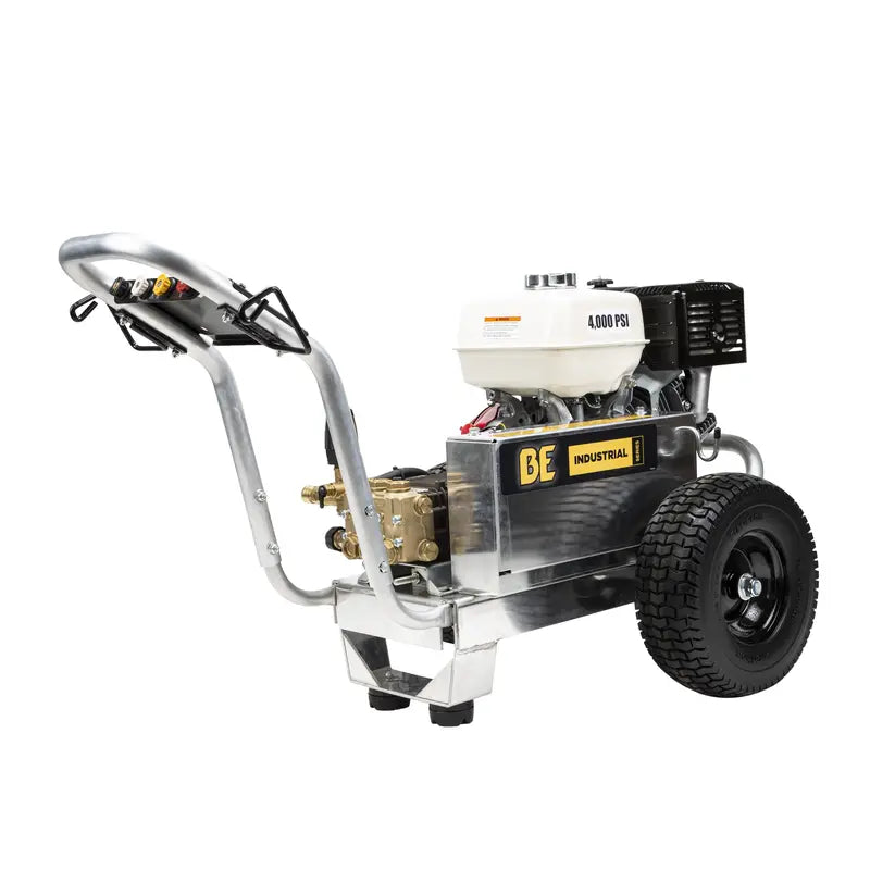 BE 4,000 PSI - 4.0 GPM Gas-Powered Engine Cold Water Pressure Washer with Honda GX390 Engine and Comet Triplex Pump - Industrial Series