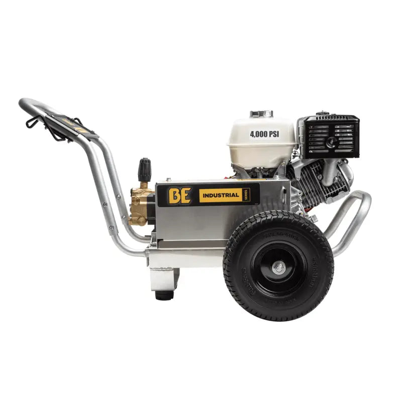 BE 4,000 PSI - 4.0 GPM Gas-Powered Engine Cold Water Pressure Washer with Honda GX390 Engine and Comet Triplex Pump - Industrial Series