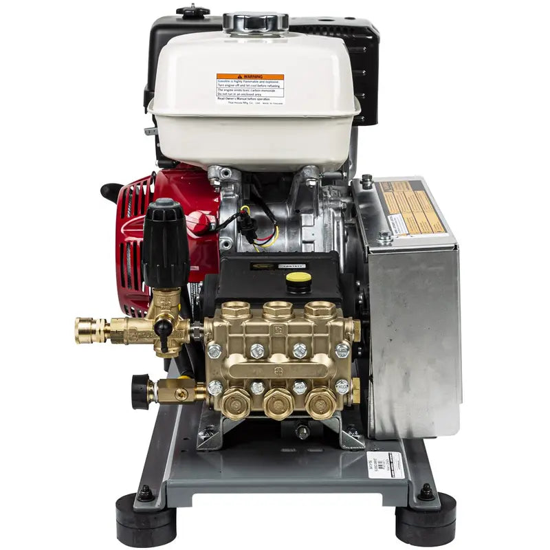 BE 4,000 PSI - 4.0 GPM Gas-Powered Engine Cold Water Pressure Washer with Honda GX390 Engine and General Triplex Pump - Industrial Series