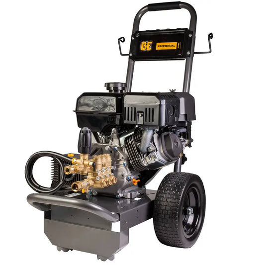 BE Gas-Powered Engine Cold Water Pressure Washer with Powerease 420 Engine and Comet Triplex Pump - Commercial Series