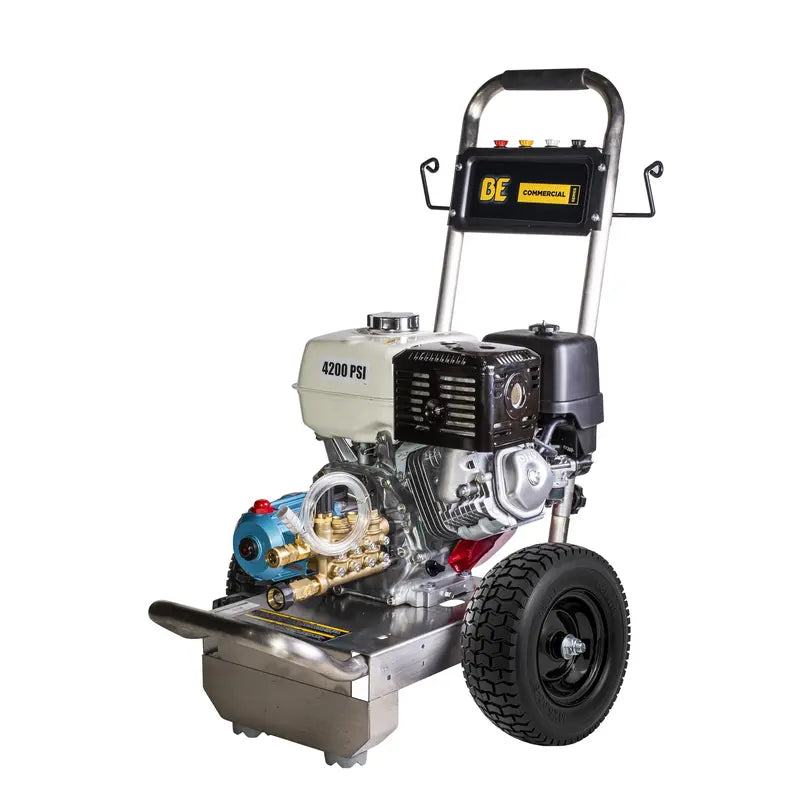 BE 4,200 PSI - 3.9 GPM Gas-Powered Engine Cold Water Pressure Washer with Honda GX390 Engine and CAT Triplex Pump - Commercial Series