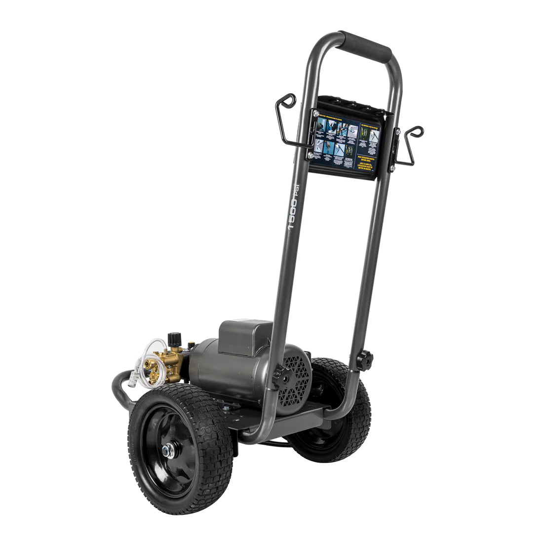 BE 1,500 PSI - 3.0 GPM Cyclone F125G Electric Pressure Washer with Baldor Electric Motor and AR Triplex Pump - Commercial Series