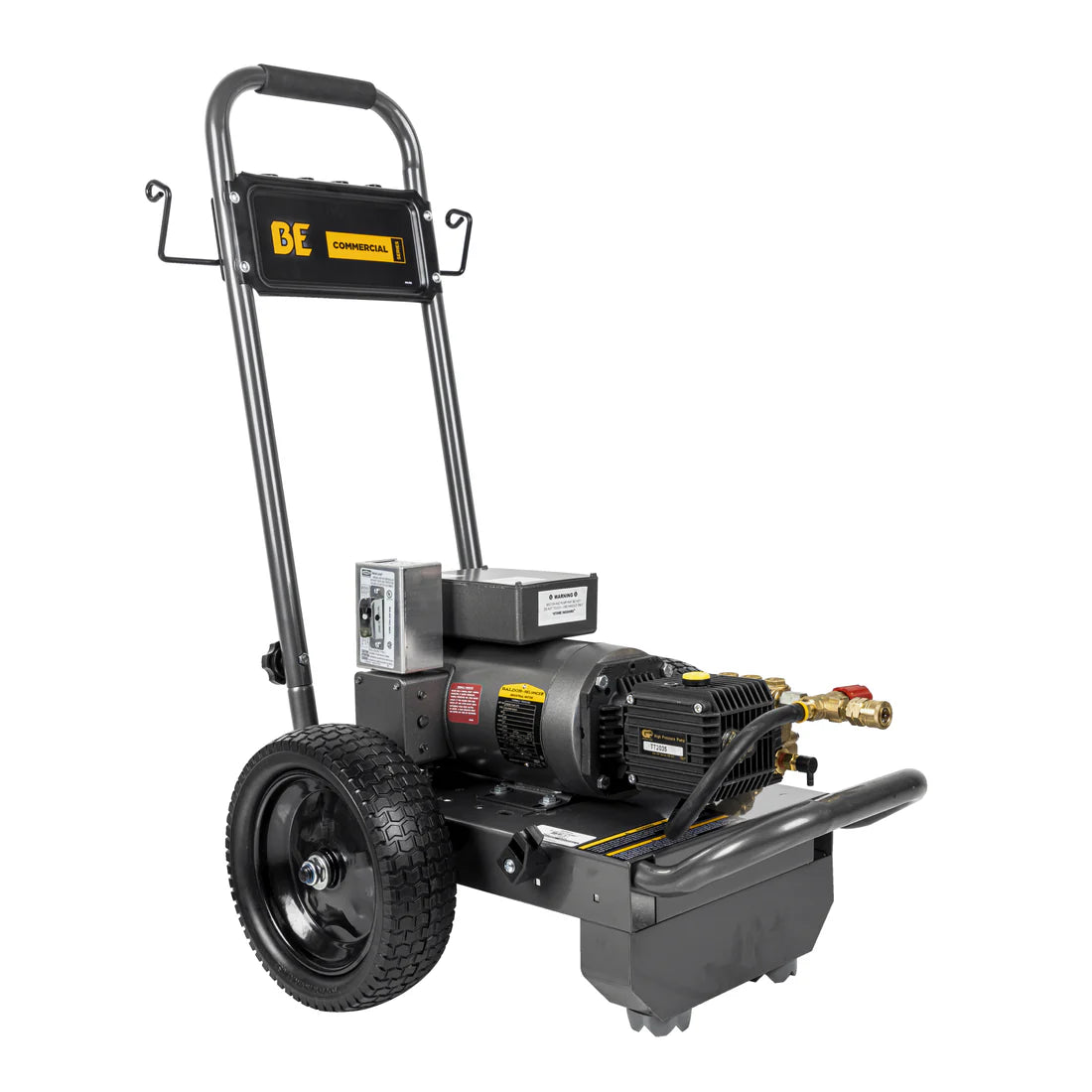 BE 2,000 PSI - 3.5 GPM Cyclone F125G Electric Pressure Washer with Baldor Motor and General Triplex Pump - Commercial Series