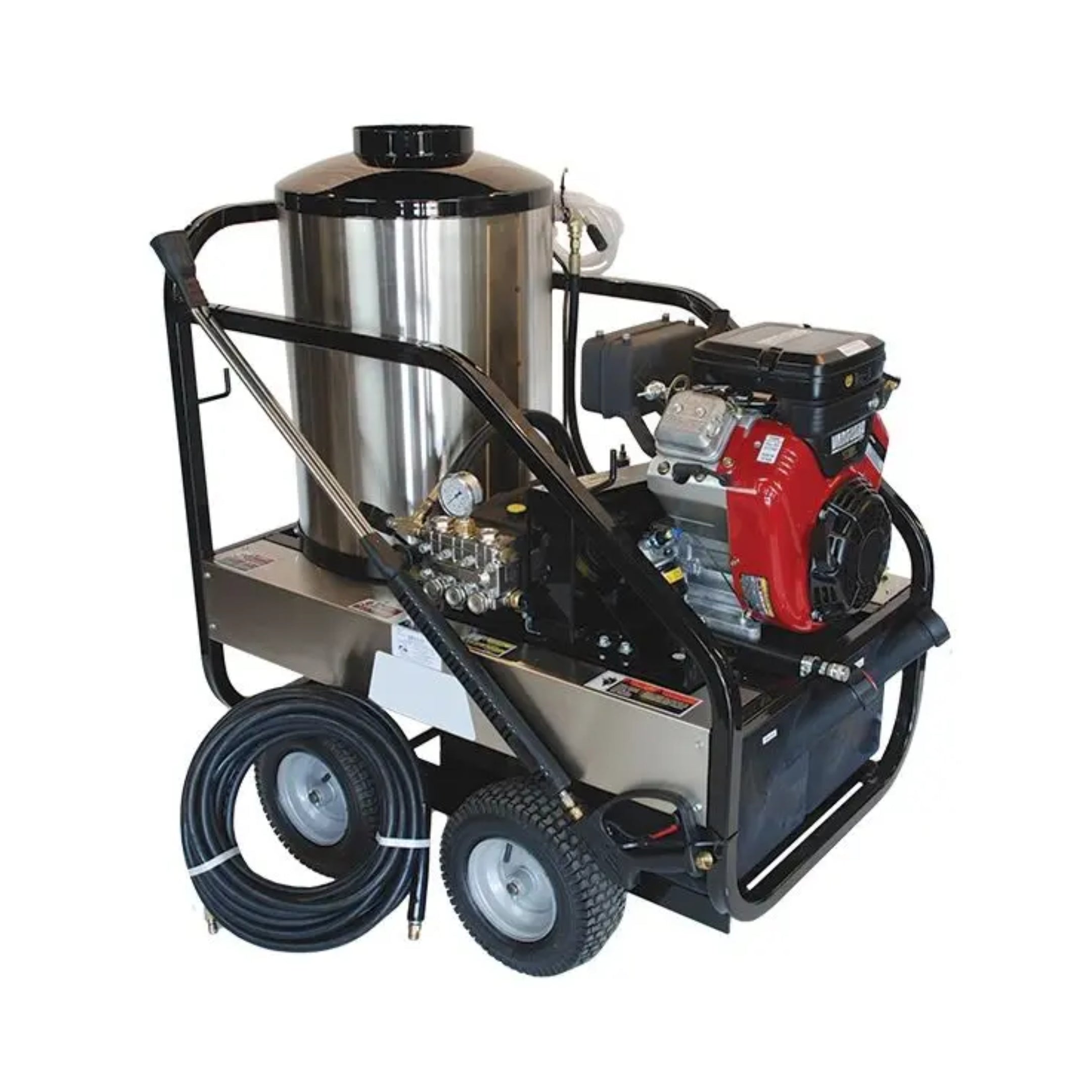 Delux® Gas-Powered Engine Hot Water Pressure Washer Machine Cart with 5.5 GPM at 3500 PSI