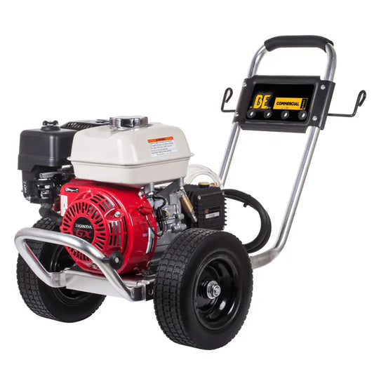 BE 2,500 PSI - 3.0 GPM Gas-Powered Engine Cold Water Pressure Washer with Honda GX200 Engine and AR Triplex Pump - Commercial Series