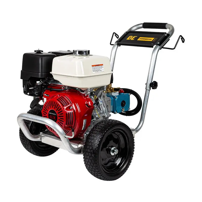 BE 4,000 PSI - 4.0 GPM Gas-Powered Engine Cold Water Pressure Washer with Honda GX390 Engine and CAT Triplex Pump - Commercial Series