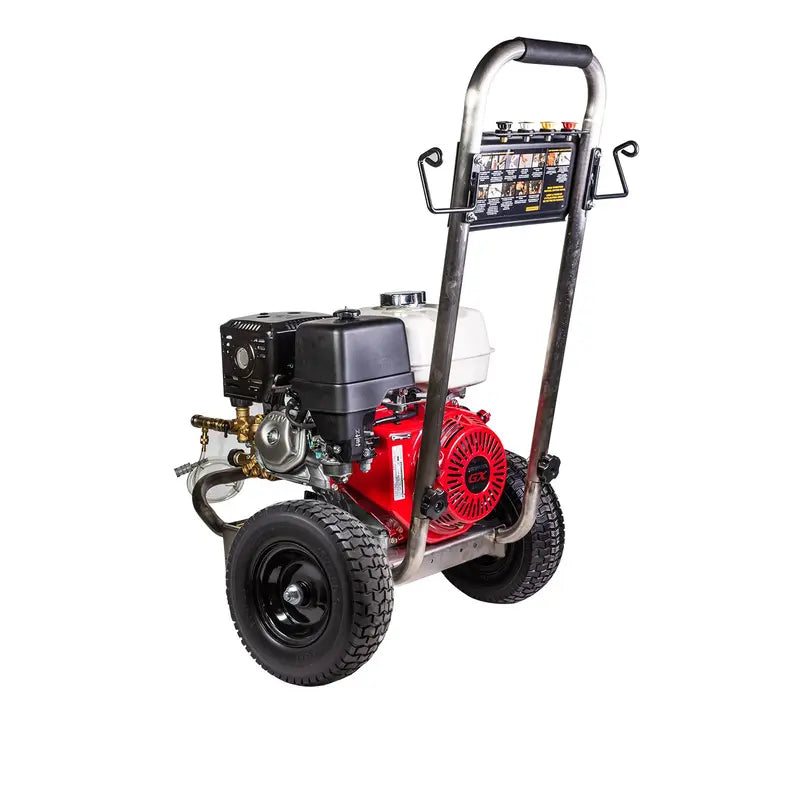 BE 4,000 PSI - 4.0 GPM Gas-Powered Engine Cold Water Pressure Washer with Honda GX390 Engine and Comet Triplex Pump - Commercial Series