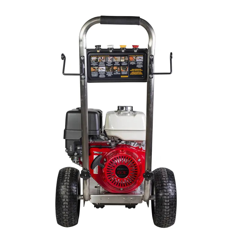 BE 4,000 PSI - 4.0 GPM Gas-Powered Engine Cold Water Pressure Washer with Honda GX390 Engine and Comet Triplex Pump - Commercial Series