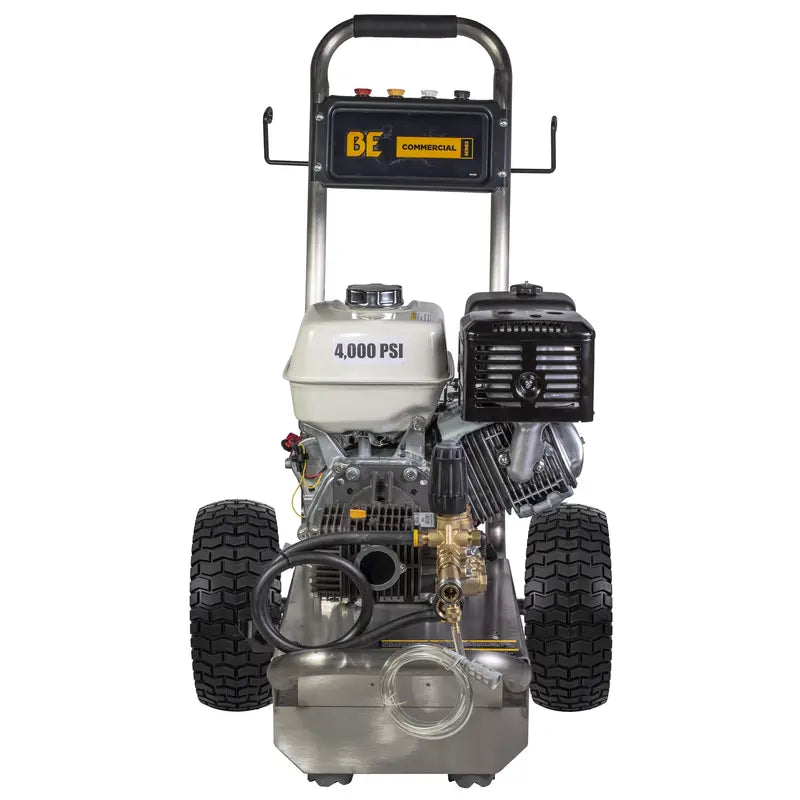 BE 4,000 PSI - 4.0 GPM Gas-Powered Engine Cold Water Pressure Washer with Honda GX390 Engine and Comet Triplex Pump - Commercial Series