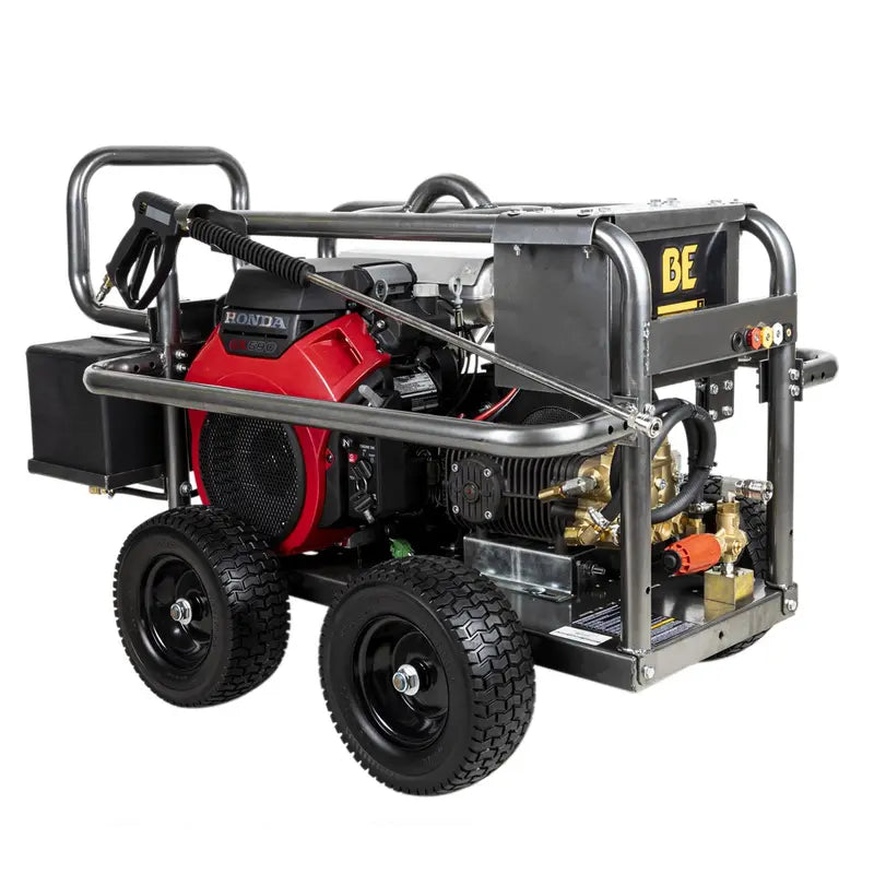 BE 5,000 PSI - 5.0 GPM Gas-Powered Engine Cold Water Pressure Washer with Honda GX690 Engine and Comet Triplex Pump - Industrial Series