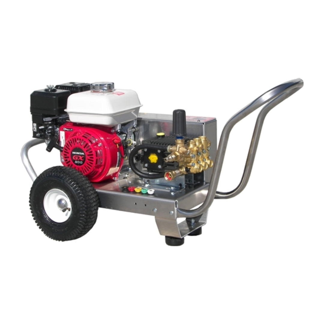 Pressure Pro Portable Gas-Powered Engine Cold Water Pressure Washer V-Belt Drive Cart (Eagle II Series)