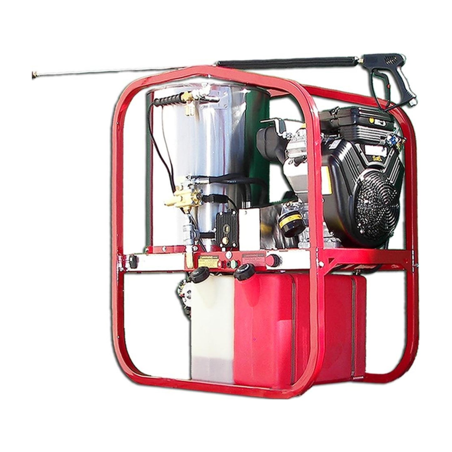 Pressure Pro Gas-Powered Engine Hot Water Pressure Washer Diesel Heated Skid (Dirt Laser Series)