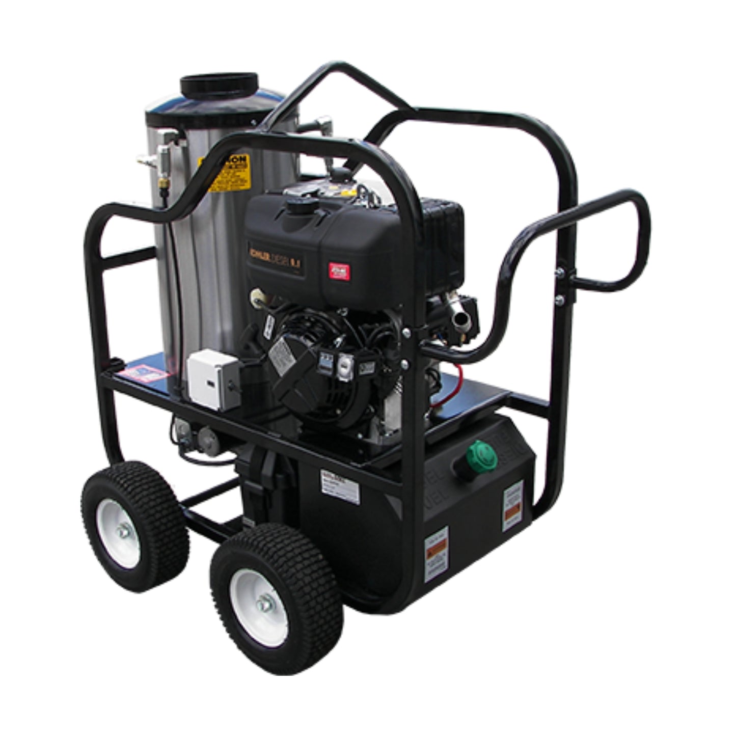 Pressure Pro Portable Diesel-Powered Engine Hot Water Pressure Washer Direct Drive Cart (Hot Shot Series)